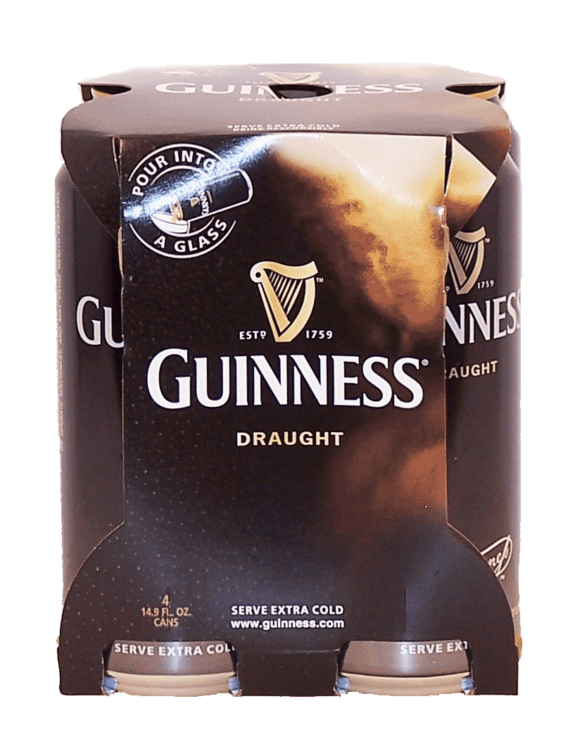 Guinness Draught beer 4 14.9-ounce cans Full-Size Picture